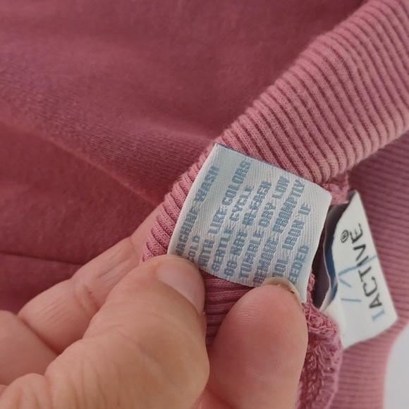 IActive Jogging Pants, drawstring waist, Mauve, side trim, NWT - Picture 7 of 7